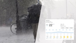 İstanbul yağmur altında! Silivri'den başladı...