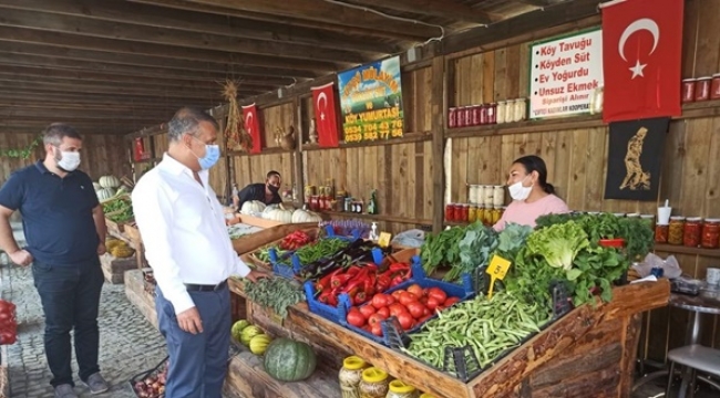 Solak, Silivri Köy Pazarı esnafıyla görüştü