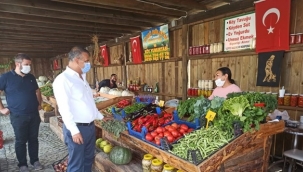 Solak, Silivri Köy Pazarı esnafıyla görüştü