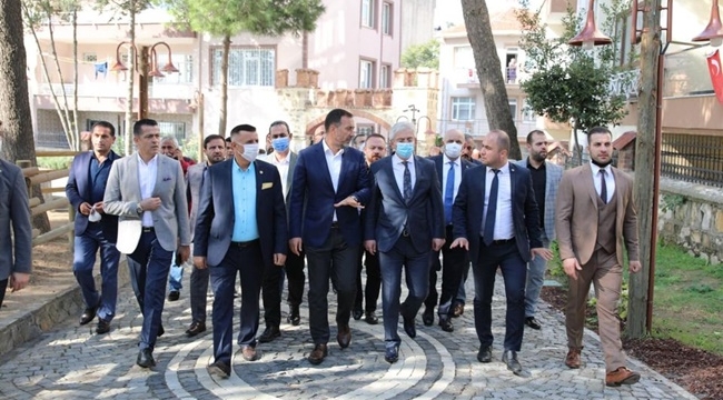 Yılmaz, MHP Heyetini Kale Park'ta Ağırladı