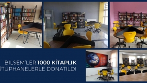 BİLSEM'ler 1000 Kitaplık Kütüphanelerle Donatıldı