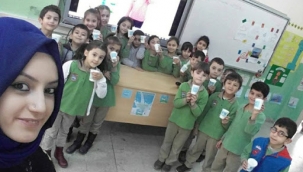 Bu sefer tebrikler, Esra öğretmenimize