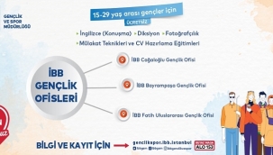 İBB Gençlik Ofislerinde Yeni Dönem Eğitimleri Başlıyor
