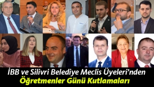 İBB ve Silivri Belediye Meclis Üyeleri'nden Öğretmenler Günü Kutlamaları