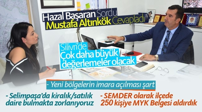 Mustafa Altınkök; "Merdiven Altı Emlakçılık Tarihe Karışacak!"