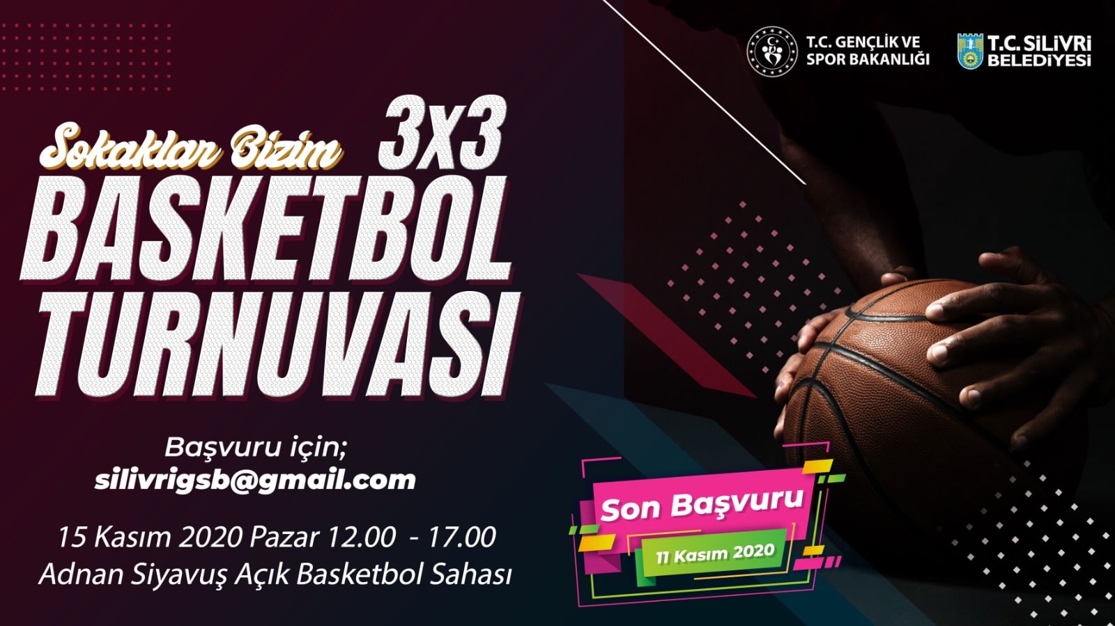 Sokaklar Bizim 3x3 Basketbol Turnuvası Silivri'de Yapılacak