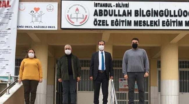 Artar, özel öğrencilerin maske çalışmaları hakkında bilgi aldı