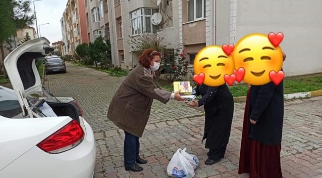 CHP Silivri Kadın Kolları, yılbaşı öncesi 11 aileyi sevindirdi