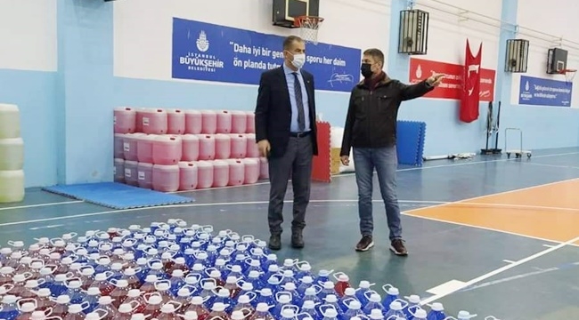 MEB'den Silivri'deki Okullara Temizlik Malzemeleri Desteği