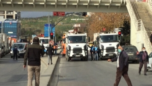 Pendik Belediyesi, İBB ekiplerinin yolunu kesti