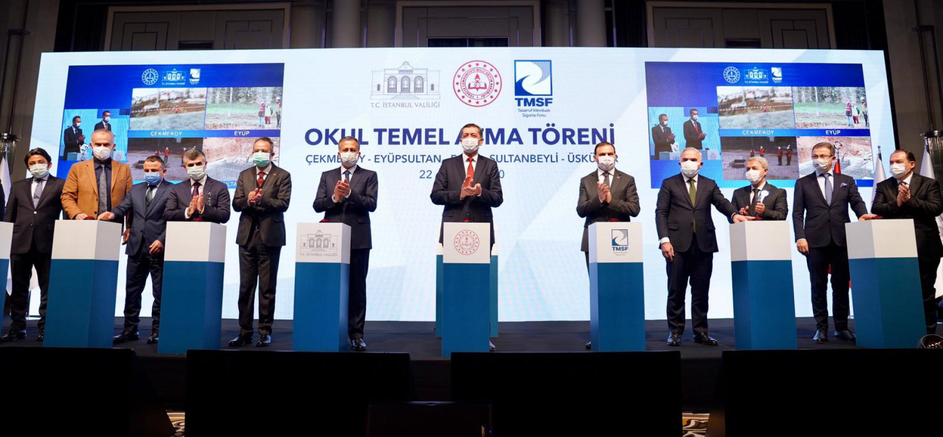 TMSF İle İstanbul'da Yapılacak 6 Okulun Temeli Atıldı