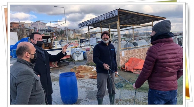 Başkan Bozoğlu, Selimpaşalı Balıkçıları Ziyaret Etti