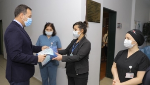 Başkan Yılmaz'dan Sağlık Çalışanlarına Forma Desteği