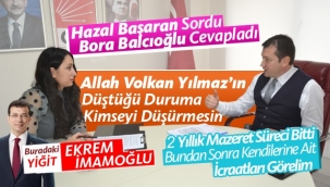 Bora Balcıoğlu: "Ben Aday Gösterilmediğim İçin O Koltukta Oturuyor!"