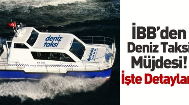 Deniz Taksi Üretimi Başlıyor