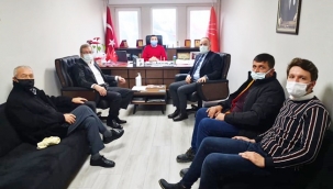 Esen ve yönetimi, CHP'nin eski İBB Grup Başkanvekilini ağırladı