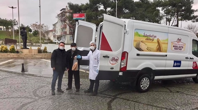 Mobil Hak Ekmek Büfesi uygulaması Selimpaşa'dan başladı