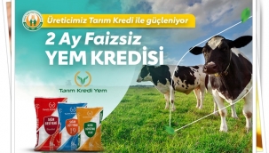 Tarım Krediden üreticilere faizsiz yem kredisi