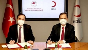 Tarım Ve Orman Bakanlığı İle Kızılay Derneği İyilik İçin Güçlerini Birleştirdi