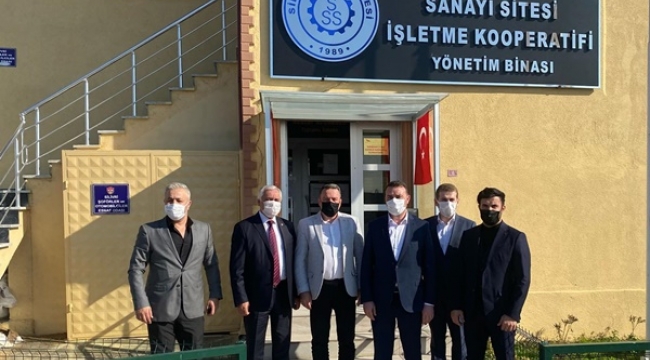 Bozoğlu ve ekibinden, Ercan Çalışkan'a ziyaret
