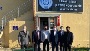 Bozoğlu ve ekibinden, Ercan Çalışkan'a ziyaret