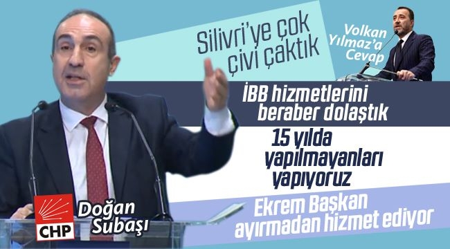 Doğan Subaşı'dan Volkan Yılmaz'a "Haksızlık Yapma!" Uyarısı