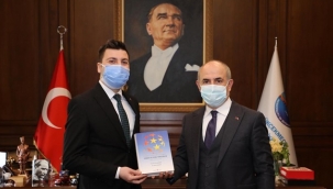 Hasan Akgün, Başkan Esen'i misafir etti