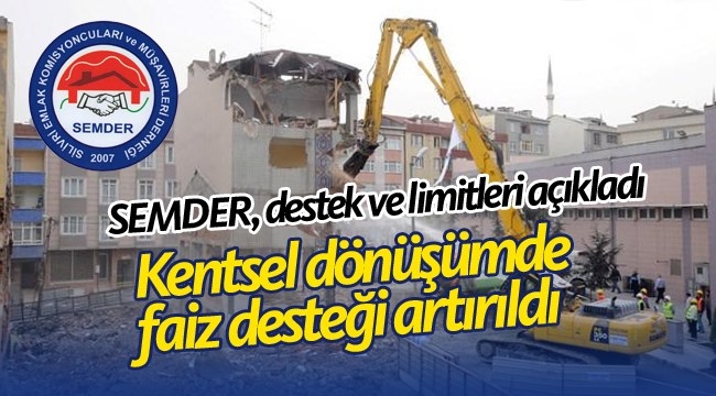 SEMDER, Kentsel Dönüşümü Hızlandıracak Mali Kolaylıkları Duyurdu!