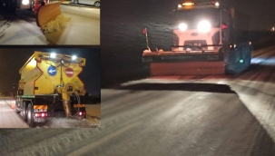 Silivri Belediyesi'nden Yoğun Kar Mesaisi