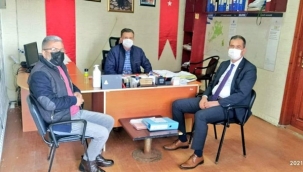 Silivri İlçe Milli Eğitim Müdüründen muhtarlara ziyaret