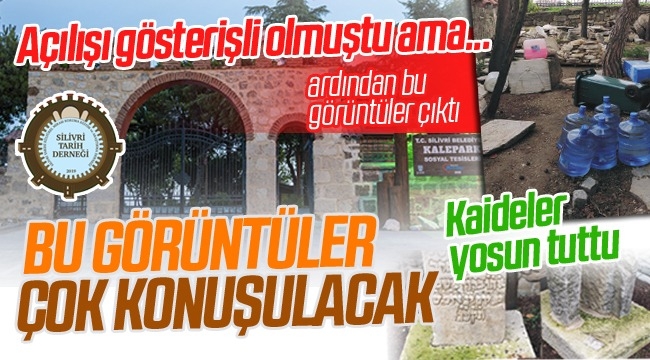 "Kale Park'ta Eser Tahribatı Sürüyor"