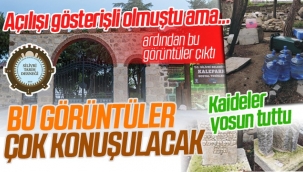 "Kale Park'ta Eser Tahribatı Sürüyor"