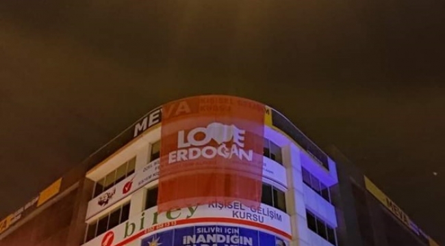 "Stop Erdoğan" ifadesine Silivri'den "Love Erdoğan" tepkisi