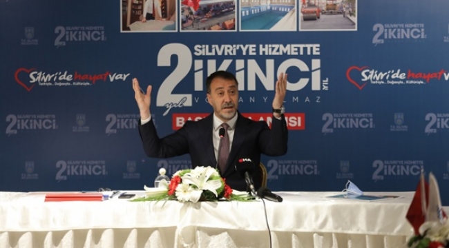 Başkan Yılmaz, "Silivri'ye Hizmette 2. Yıl" Toplantısı Düzenledi