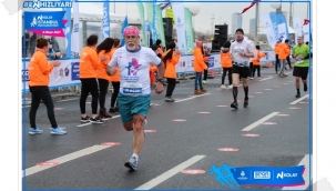 Dertop, 16. İstanbul Yarı Maratonu'nda koştu