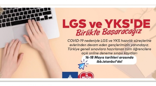 İBB'den öğrencilere LGS – YKS sınav desteği