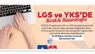 İBB'den öğrencilere LGS – YKS sınav desteği