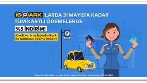 İSPARK'tan kart ile ödemede "Yüzde 5" indirim