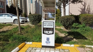 Silivri'de 3 farklı noktaya akülü sandalye şarj istasyonu kuruldu