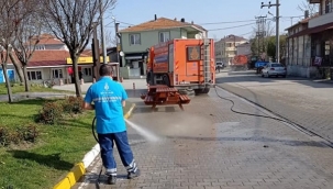 Silivri Kadıköy'de İBB'den dip köşe temizlik çalışması