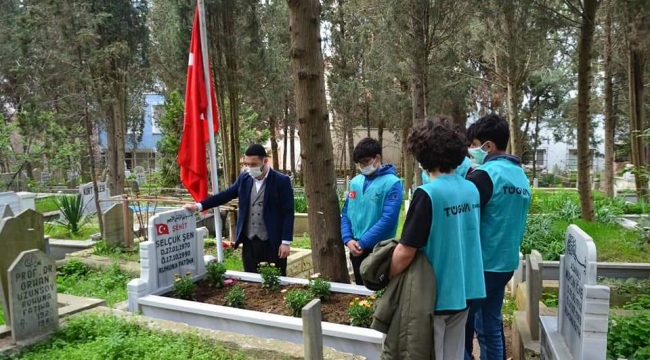 Silivri TÜGVA'dan Şehit Kabirlerine Ziyaret