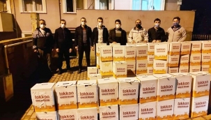 Tokatlı gençler Silivri'deki 210 aileye erzak desteğinde bulundu