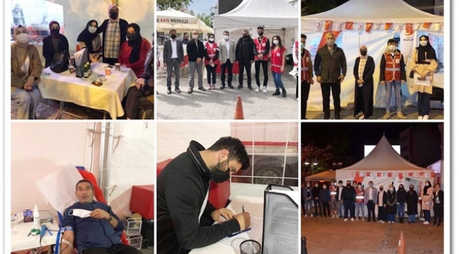 AK Parti Silivri, Türk Kızılay İle Ortak Kan Bağışı Kampanyası Düzenledi