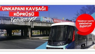 İBB, Unkapanı Kavşağını Yeniliyor! Tramvay Eminönü'ne Uzatılacak!