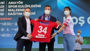 İmamoğlu'ndan Silivri'de Amatör Sporculara Malzeme Desteği