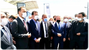 Koçer ve Çalışkan, Başkan İmamoğlu'nu açılışta yalnız bırakmadı