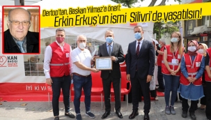 Dertop'tan, Yılmaz'a Anlamlı Öneri: "Erkin Erkuş'un İsmi Silivri'de Yaşatılsın!"