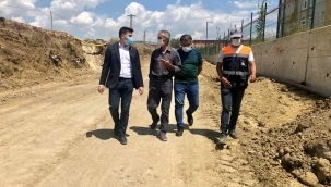 İBB, Silivri'de Yol Çalışmalarını Sürdürüyor