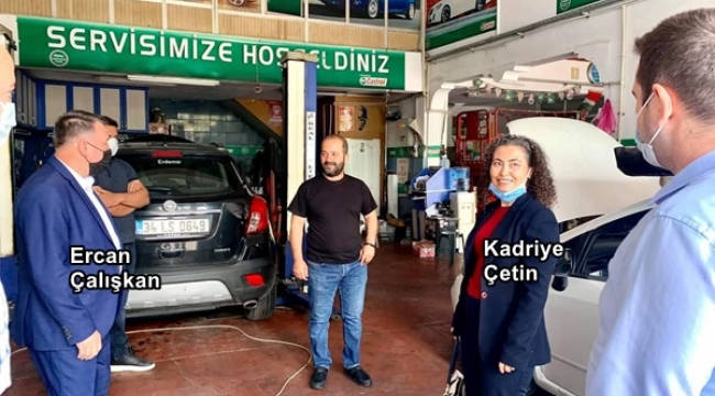 Vergi Dairesi Müdiresi Sanayi Esnafını Bilgilendirdi