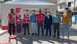 Yeniden Refah Silivri İlçe Başkanlığından kan bağışına destek